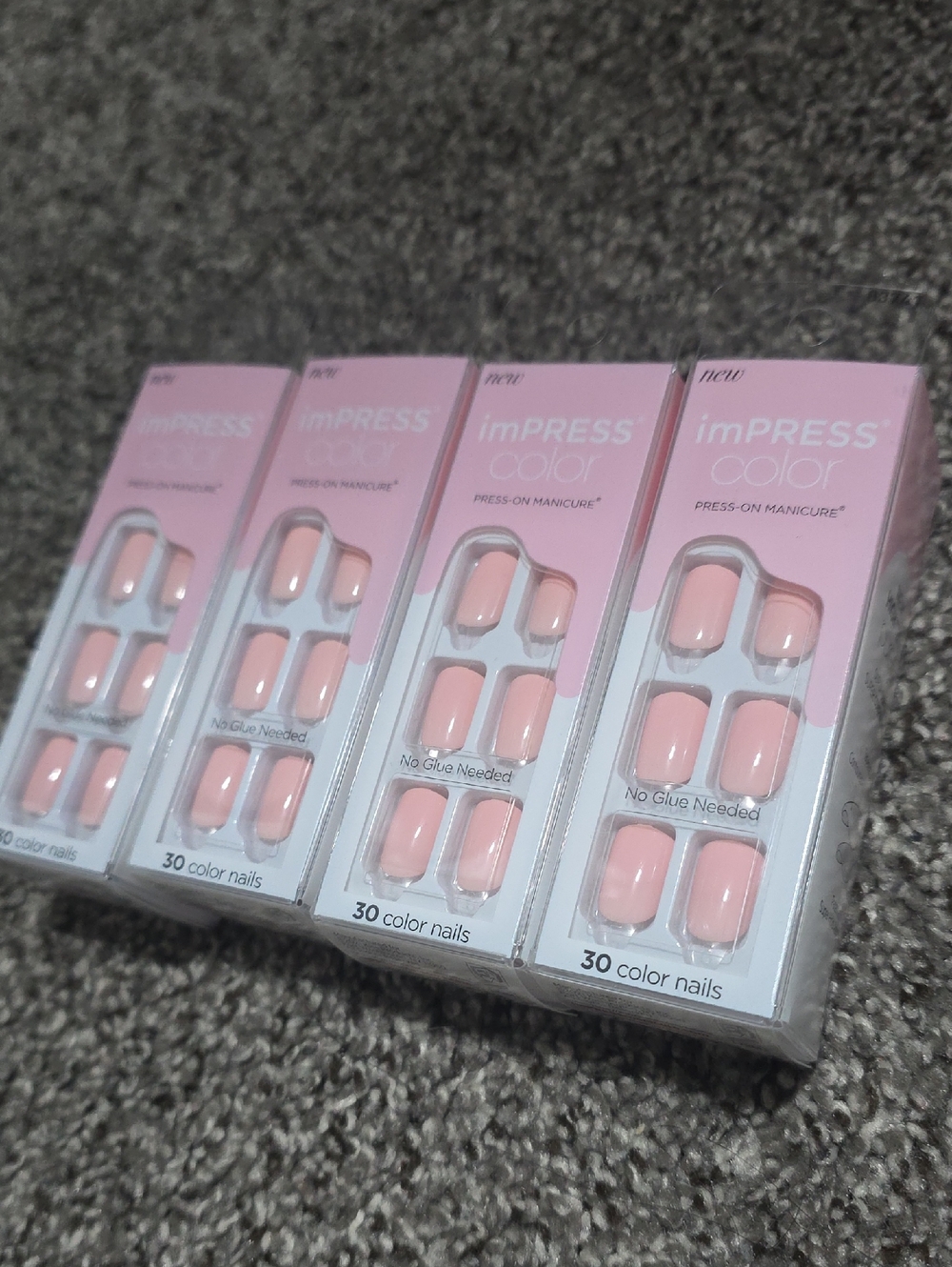 imPRESS Press-On Manicure Nails — Pale Pink Gloss (4-Pack)